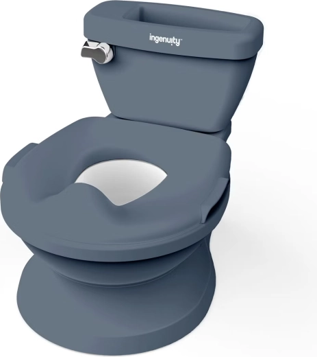 Ingenuity gyermek toalett hanggal My Size Pro 2 az 1-ben, szürke