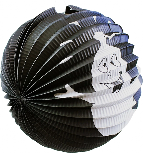 Papír lámpás szellem motívummal 25 cm