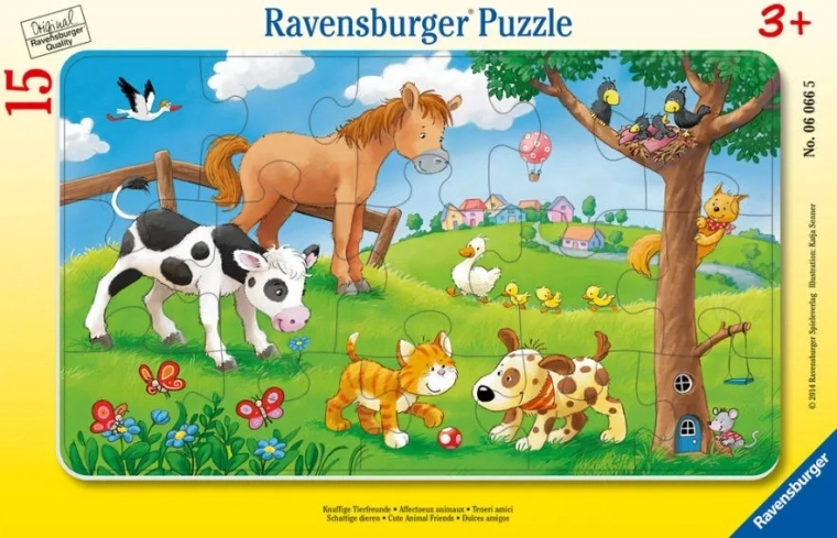 15 darabos kirakó – a cuki állatok szerelmeseinek RAVENSBURGER