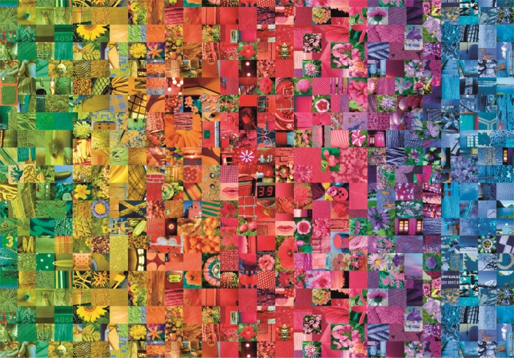 Puzzle 1000 darabból Compact Colorboom Collection