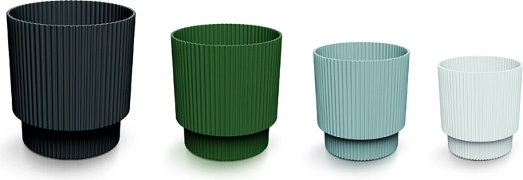 Modern, barázdált design, amely illik bármelyik enteriőrhöz