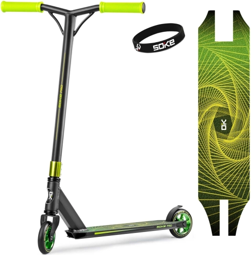 Soke Pro sárga-zöld freestyle roller