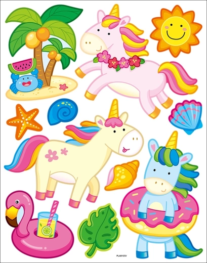 Dekoratív falmatricák – egyszarvú