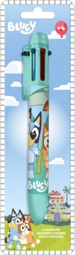 Golyóstoll 6 színnel BLUEY