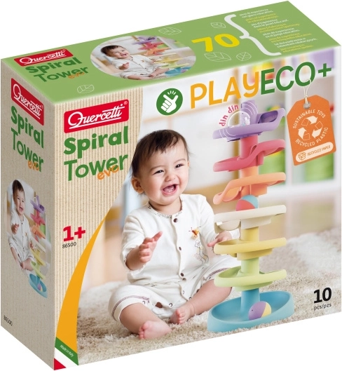 quercetti spiral tower play eco+ golyópálya