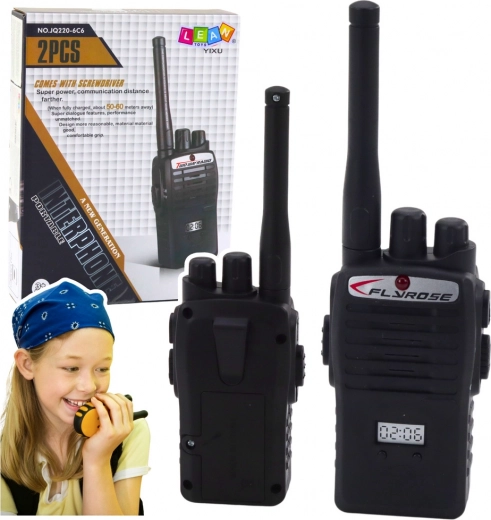 Gyerekeknek szánt Walkie Talkie készlet 50-60 m hatótávolsággal