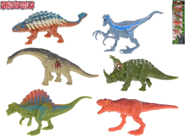 Dinoworld dinoszaurusz készlet – 6 valósághű figura