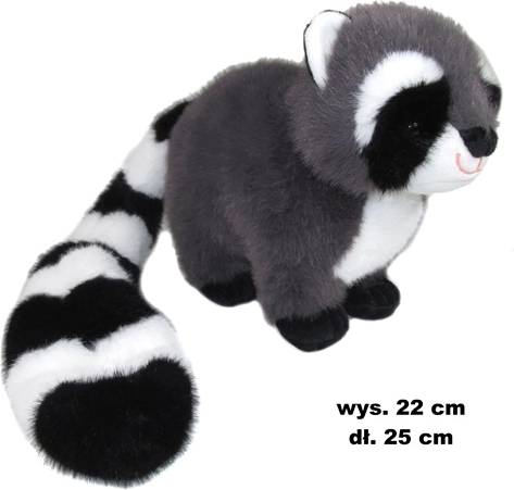 Plüss mosómedve 25 cm