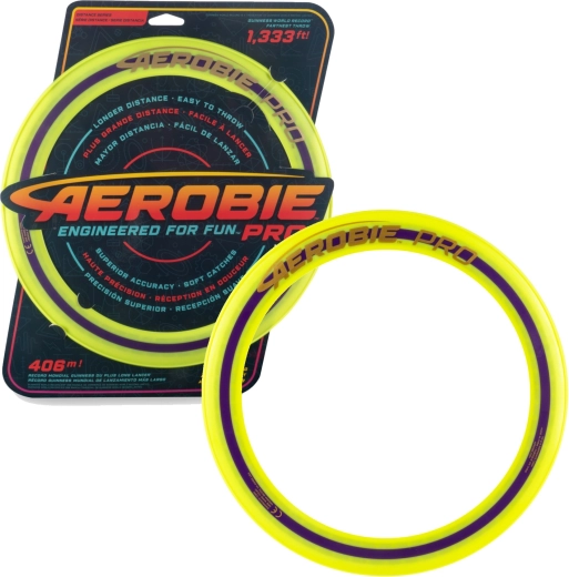 Aerobie Pro dobógyűrű Spin Master sárga 33 cm