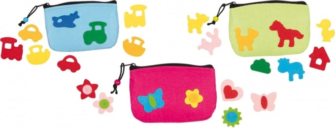 Goki kreatív készlet – díszíthető kis táska (színmix)