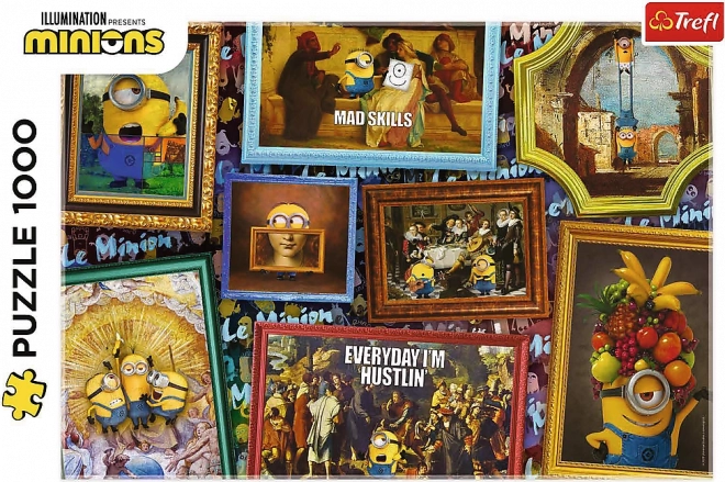 Trefl puzzle Minyonok – galéria, 1000 darab