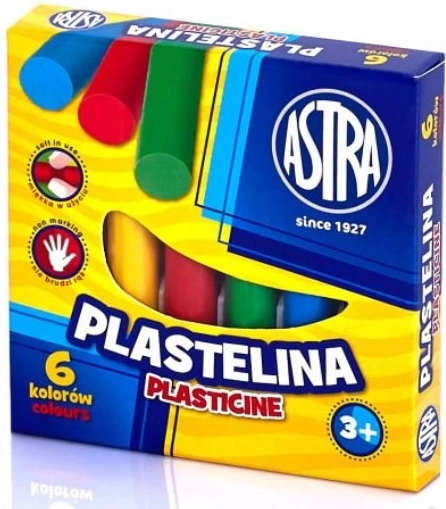 ASTRA gyurma – 6 színű készlet