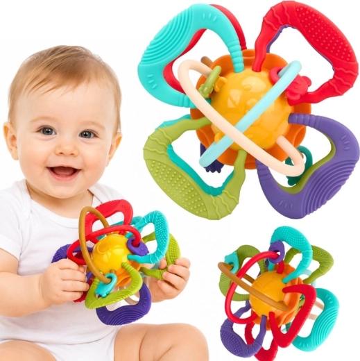 Woopie Baby szenzoros labda rágóka babáknak