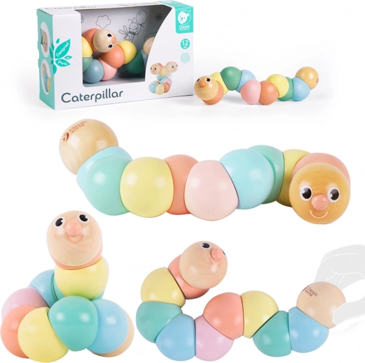 Hajlítható fa hernyó CLASSIC WORLD