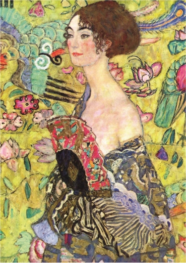 Puzzle – Legyezős hölgy, 1000 darab, EDUCA