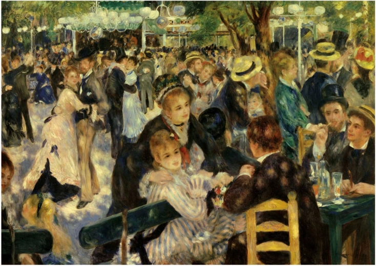 Moulin de la Galette tánc puzzle 3000 darabos