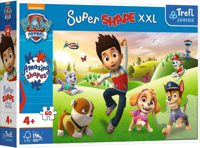 Mancs őrjárat puzzle 60 XXL Super Shape