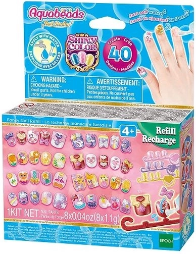 Aquabeads Körömstúdió – Shiny Color utántöltő készlet