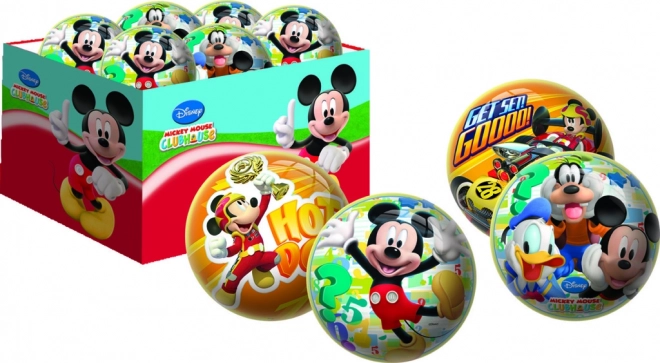 Disney Mickey Mouse mintás gumilabda 15 cm