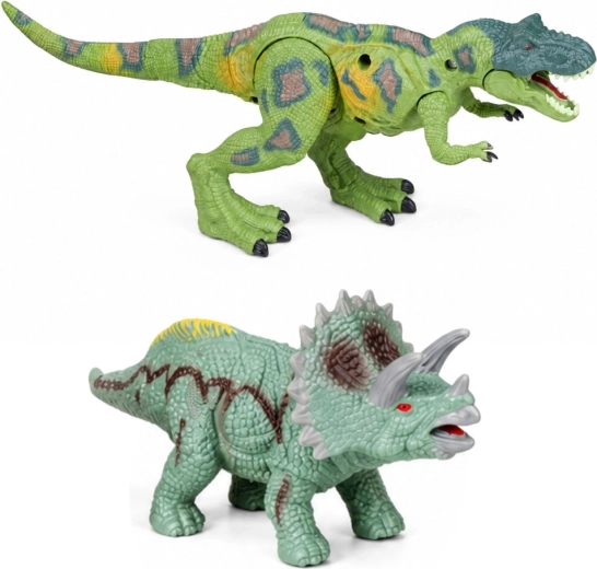 Két dinoszaurusz az akciódús történetekhez