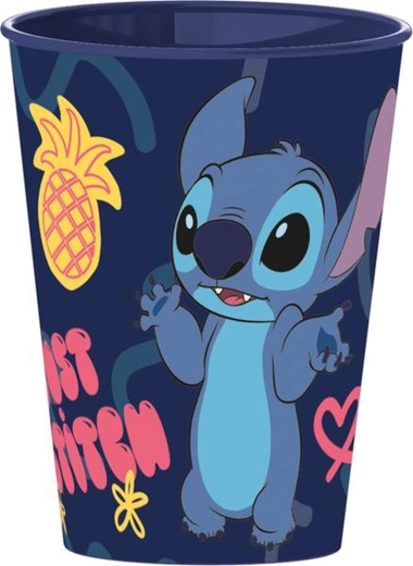 STITCH műanyag pohár 260 ml