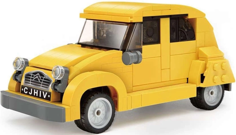 Klasszikus Citroen 2CV 1:24 méretarányban
