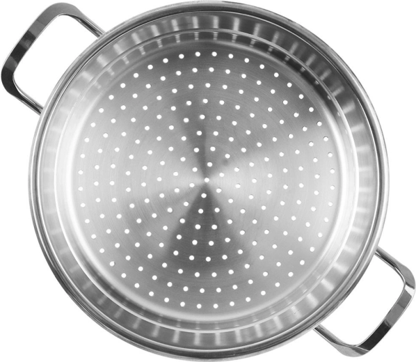 Perforált alj az egyenletes gőzeloszláshoz