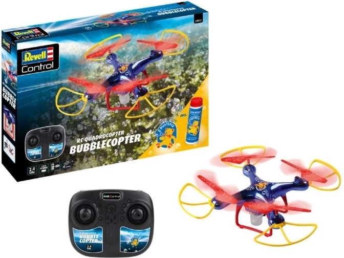 Revell RC Bubblecopter buborékfújó kvadrokopter Pustefix buborékfolyadékkal