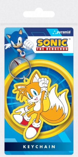 Sonic gumis Tails kulcstartó
