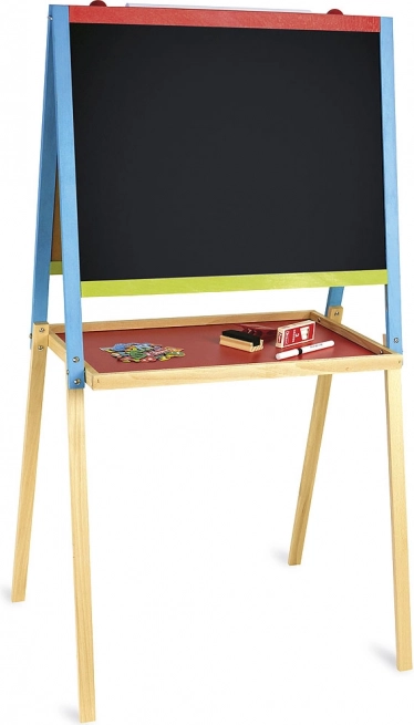 Fa többfunkciós kreatív tábla 56 × 43 cm tartozékokkal