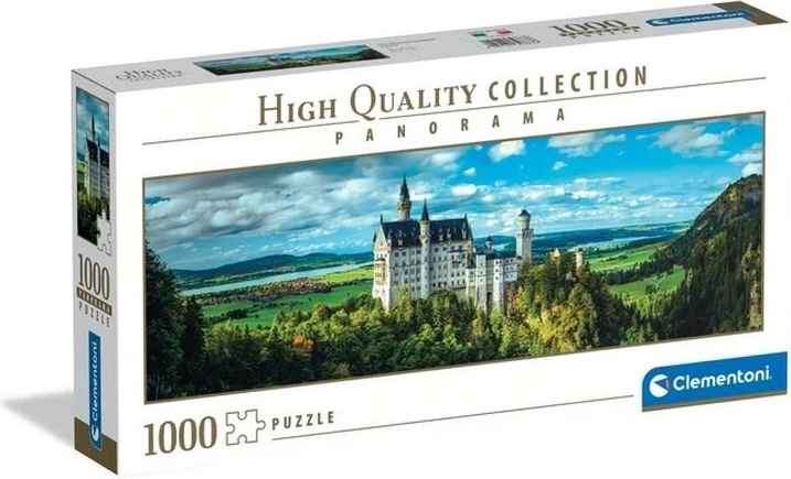Clementoni panoráma puzzle 1000 darab Neuschwanstein