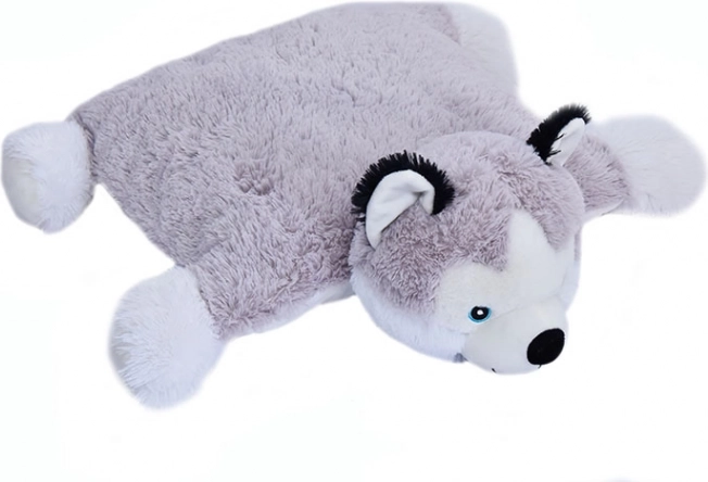 Husky plüss párna 2 az 1-ben gyerekeknek