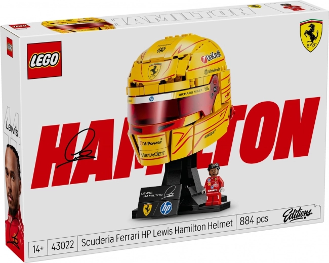 LEGO Editions Lewis Hamilton sisak – Scuderia Ferrari HP