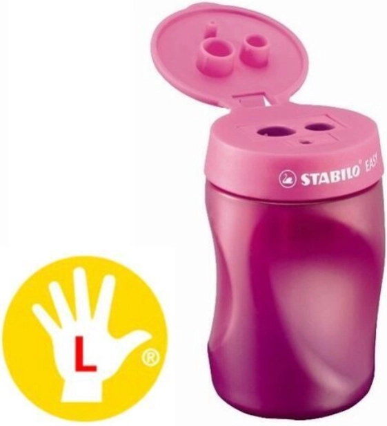 Stabilo EASYsharpener balkezes hegyező rózsaszín