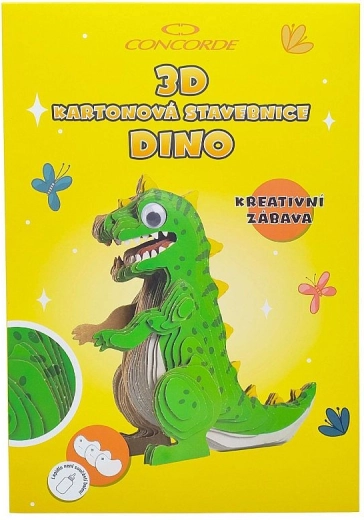 3D karton építőkészlet – dinoszaurusz