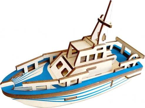 Fa 3D puzzle Hajó