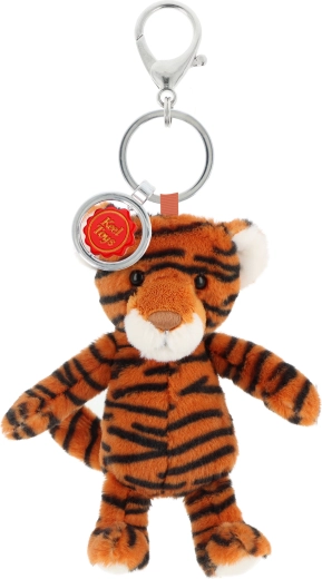 Keeleco plüss tigris kulcstartó a Varázslatos világ kollekcióból, 14 cm
