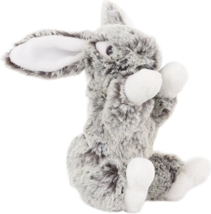 Szürke plüss nyuszi 20 cm