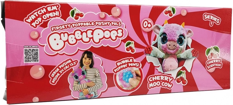 Illatos plüss Bubble Pops - Cseresznyés Boci