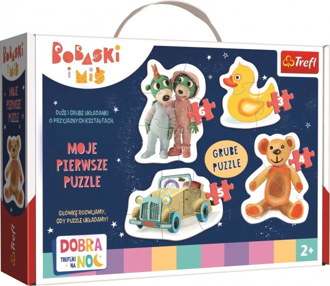 Baby puzzle Jó éjt TREFLÍCI 4 az 1-ben (3–6 darab)