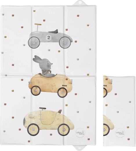 Ceba Baby utazó pelenkázó alátét Basic Bunny Driver 60 × 40 cm