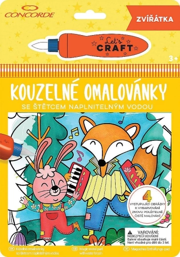 Varázslatos színező CONCORDE – állatkák