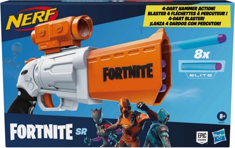 Nerf Fortnite SR – pisztoly levehető irányzékkal