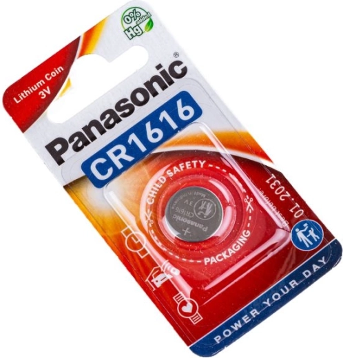 Panasonic CR1616 3 V lítium gombelem – 1 db