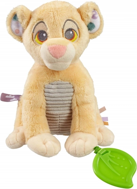 Plüss aktivitásjáték DISNEY Oroszlánkirály Simba rágókával