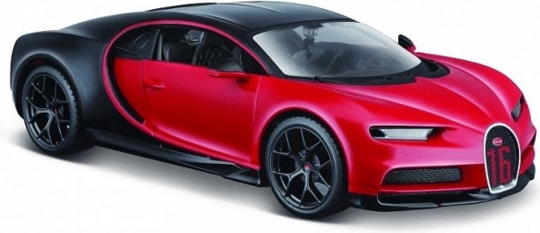 Bugatti Chiron Sport autómodell fekete-vörös