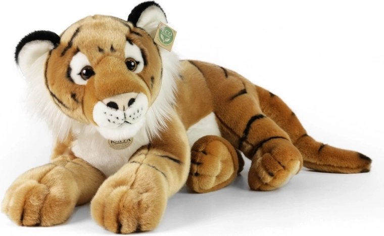 Barna plüss tigris 60 cm, környezetbarát