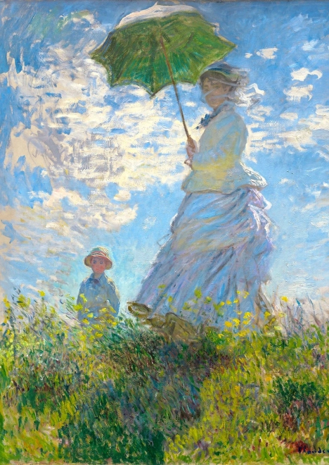 Puzzle Claude Monet: Nő napernyővel 1000 darab