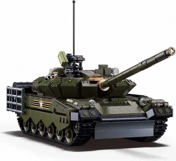 Sluban T-80 Tank 2 az 1-ben Építőkészlet 1:35