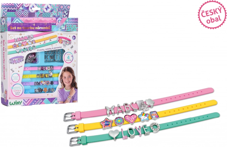 Betűs karkötők készítése – cseh csomagolás